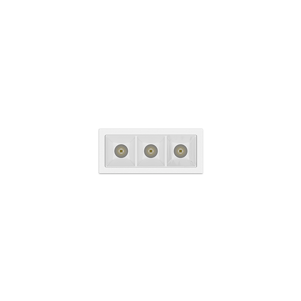 DOWNLIGHT LINEAR DE EMBUTIR - 3 DOTS