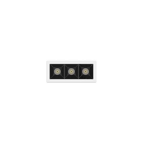 DOWNLIGHT LINEAR DE EMBUTIR - 3 DOTS