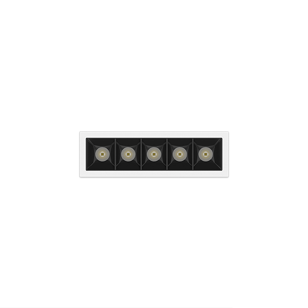 DOWNLIGHT LINEAR DE EMBUTIR - 5 DOTS