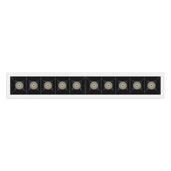 DOWNLIGHT LINEAR DE EMBUTIR - 10 DOTS