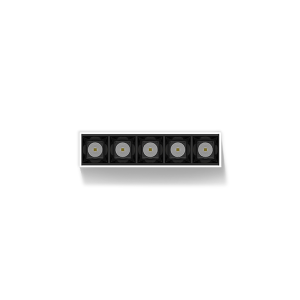DOWNLIGHT LINEAR DE SOBREPOR - 5 DOTS