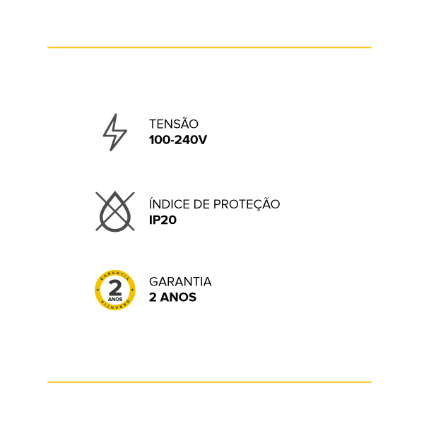 CONEXÃO X PARA TRILHO DE EMBUTIR