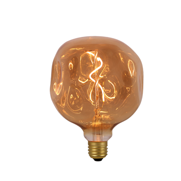 G125 ASSIMÉTRICA ÂMBAR LED E27