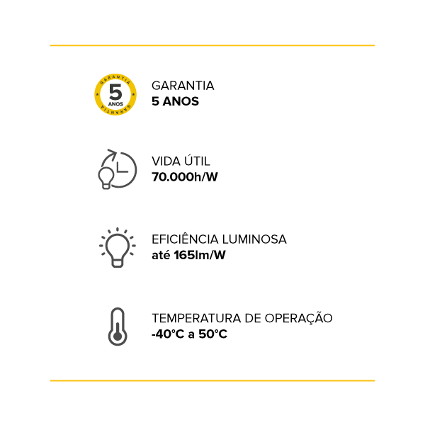 HÉLIX HB E CL - LUMINÁRIA MODULAR HIGHBAY IP66