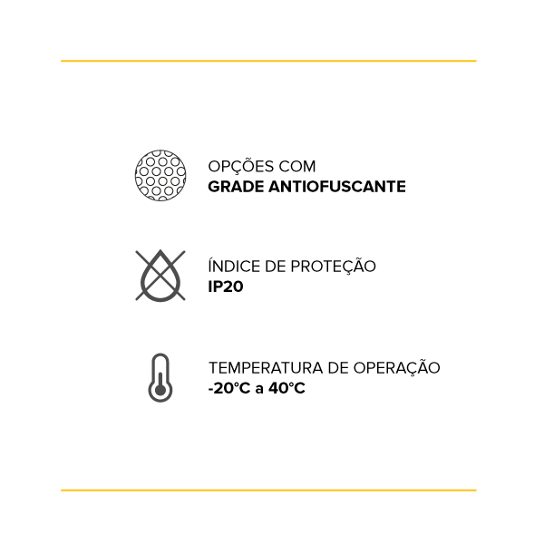 SPOT PARA TRILHO SEM FONTE DE LUZ